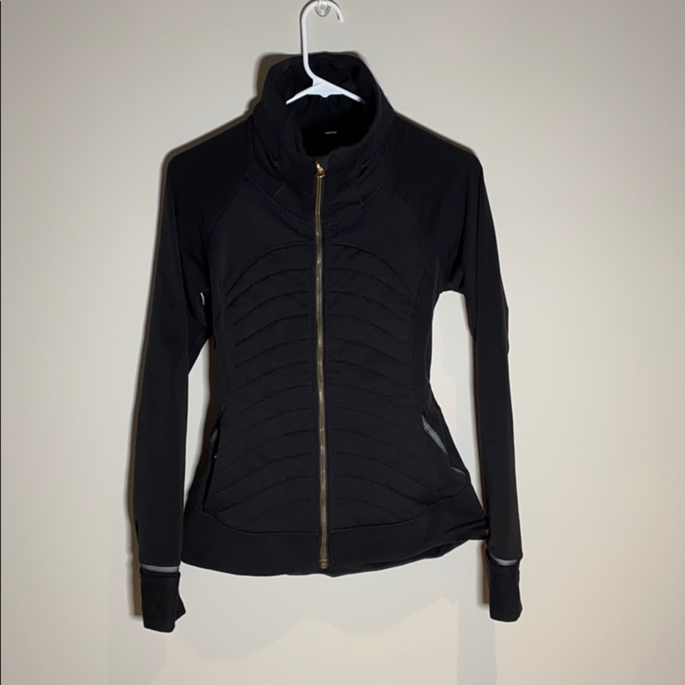 Lululemon black jacket - sz 6 - mid weight
